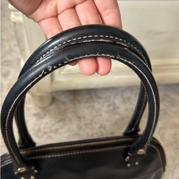 Kate Spade ♠️ Wellesley Maeda Black Leather Satchel - Picture 3 of 9